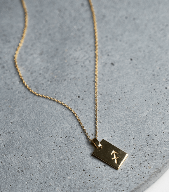 Geschenkführer| de Tony Bianco Frauen Sternzeichen-Halskette Schütze Gold 4624715